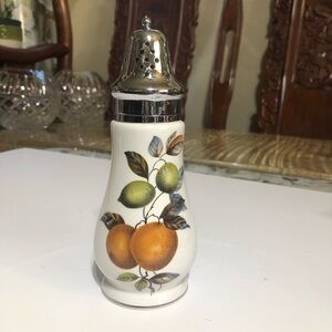 RARE Vintage MidWinter England Sugar Shaker Sifter Porcelain Fruit Collectible